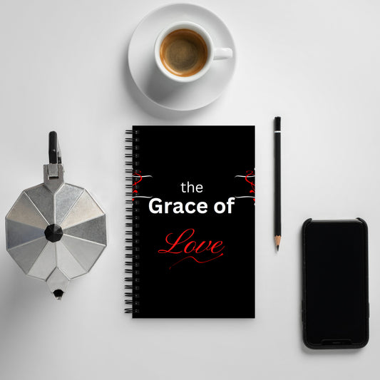 Enchanted Zeal™ - "The Grace of Love" Spiral notebook