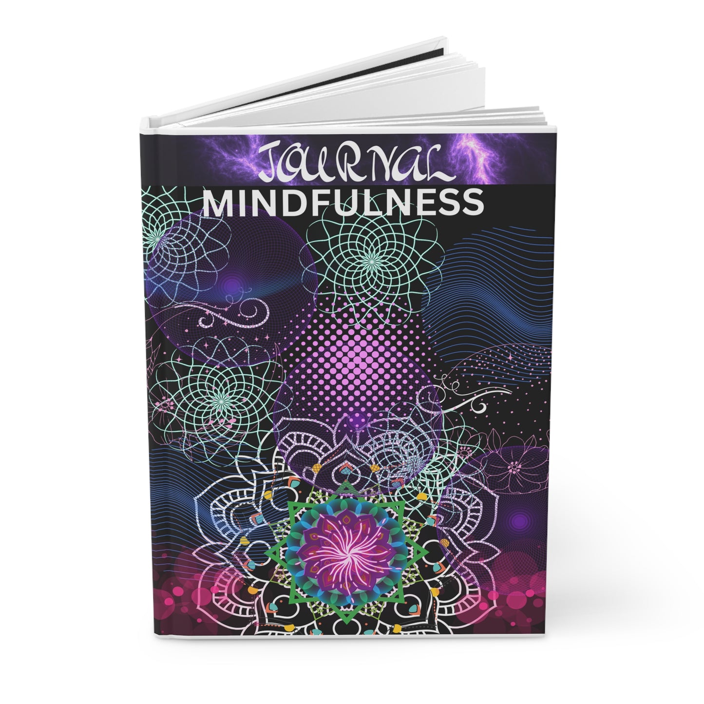 Mindfulness - Hardcover Journal (Matte) Inspirational Encouraging Mindfulness Peace