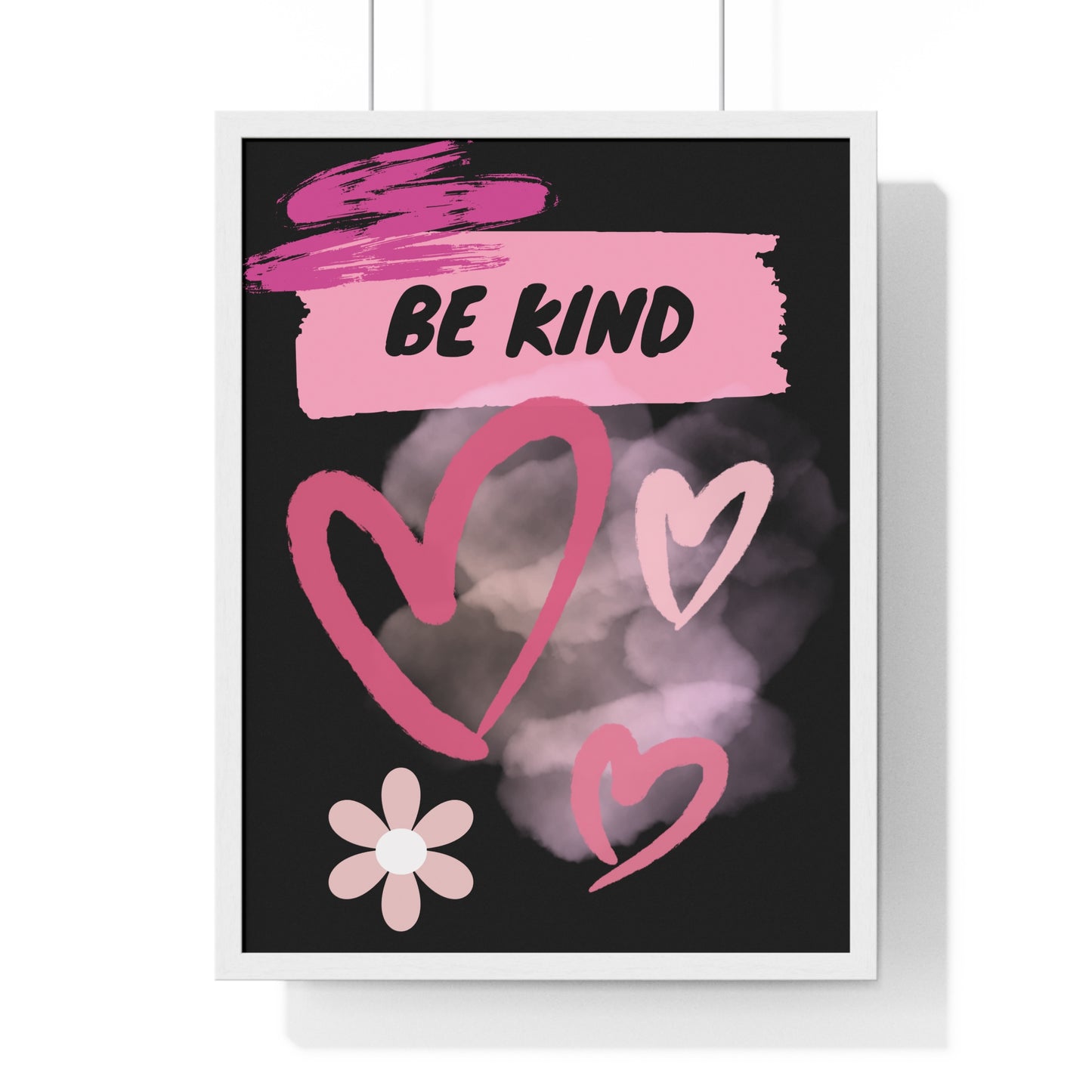 Enchanted Zeal™ - Be Kind - Premium Framed Vertical Poster