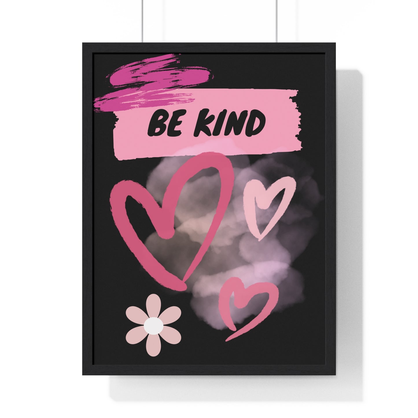 Enchanted Zeal™ - Be Kind - Premium Framed Vertical Poster