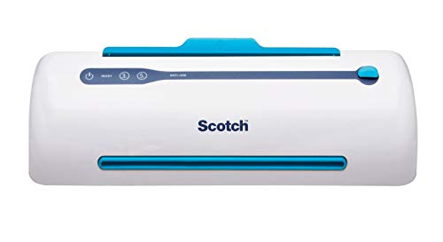 Scotch Brand PRO Thermal Laminator, Never Jam Technology Automatically Prevents Misfed Items, 2 Roller System, 9 inch (TL906), 4" x 15.8" x 4", White, Green