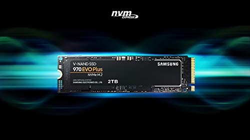 SAMSUNG 970 EVO Plus SSD 1TB NVMe M.2 Internal Solid State Hard Drive, V-NAND Technology, Storage and Memory Expansion for Gaming, Graphics w/ Heat Control, Max Speed, MZ-V7S1T0B/AM