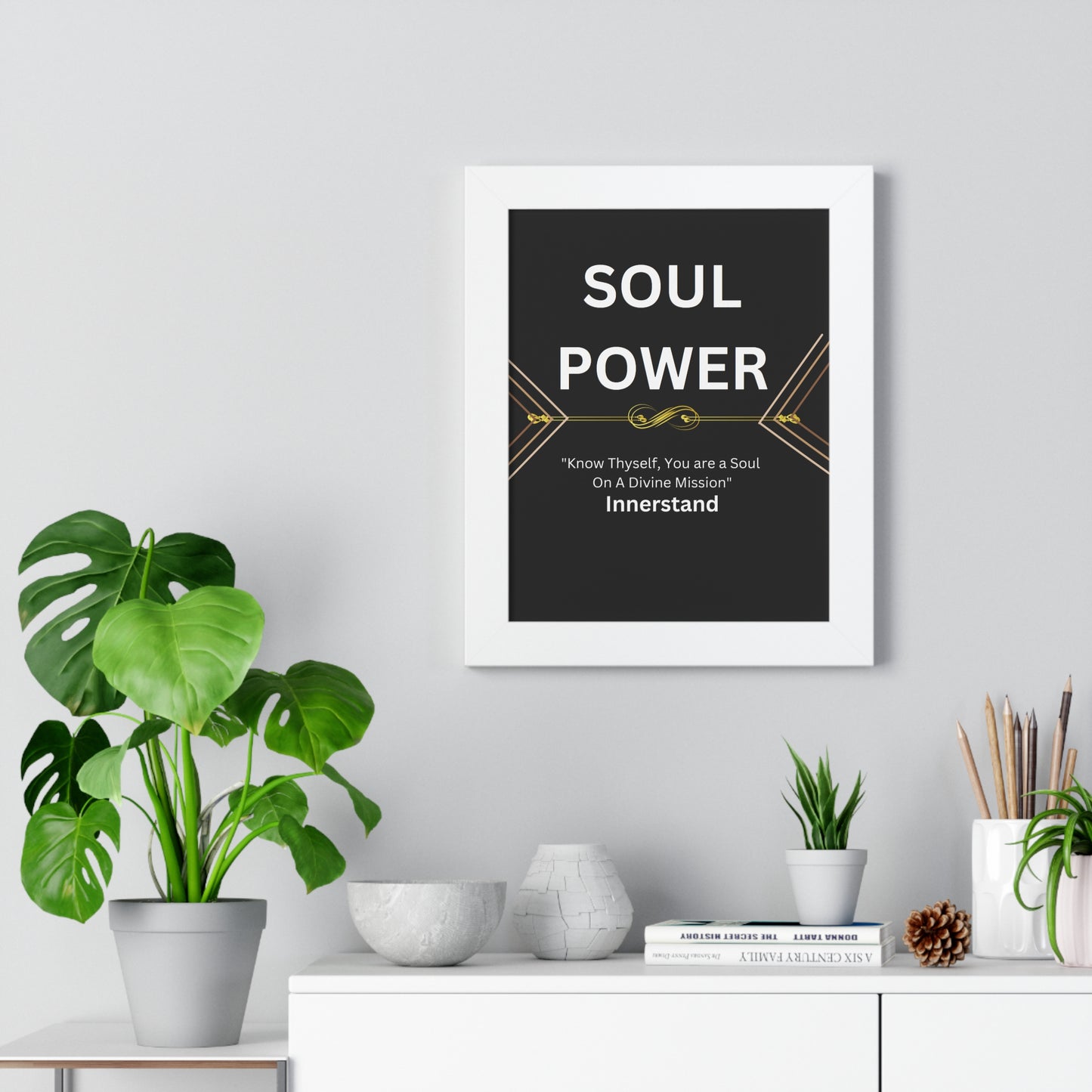 Framed Vertical Poster (11x14) - Soul Power