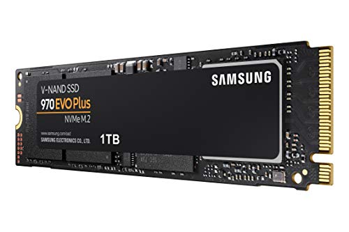 SAMSUNG 970 EVO Plus SSD 1TB NVMe M.2 Internal Solid State Hard Drive, V-NAND Technology, Storage and Memory Expansion for Gaming, Graphics w/ Heat Control, Max Speed, MZ-V7S1T0B/AM