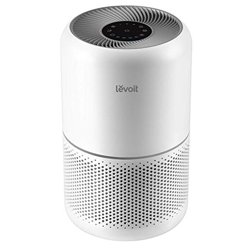 LEVOIT Air Purifier for Home Allergies Pets Hair in Bedroom, HEPA Filter, Covers Up to 1095 Sq.Foot Powered by 45W High Torque Motor, Remove Dust Smoke Pollutants, 0.3 Microns, Core 300, White