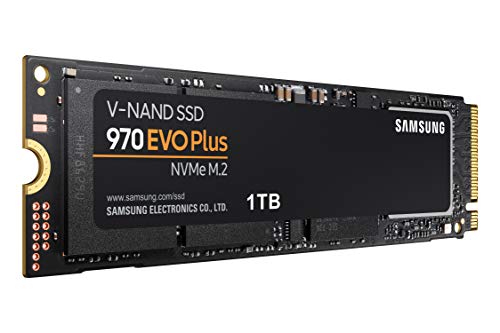 SAMSUNG 970 EVO Plus SSD 1TB NVMe M.2 Internal Solid State Hard Drive, V-NAND Technology, Storage and Memory Expansion for Gaming, Graphics w/ Heat Control, Max Speed, MZ-V7S1T0B/AM