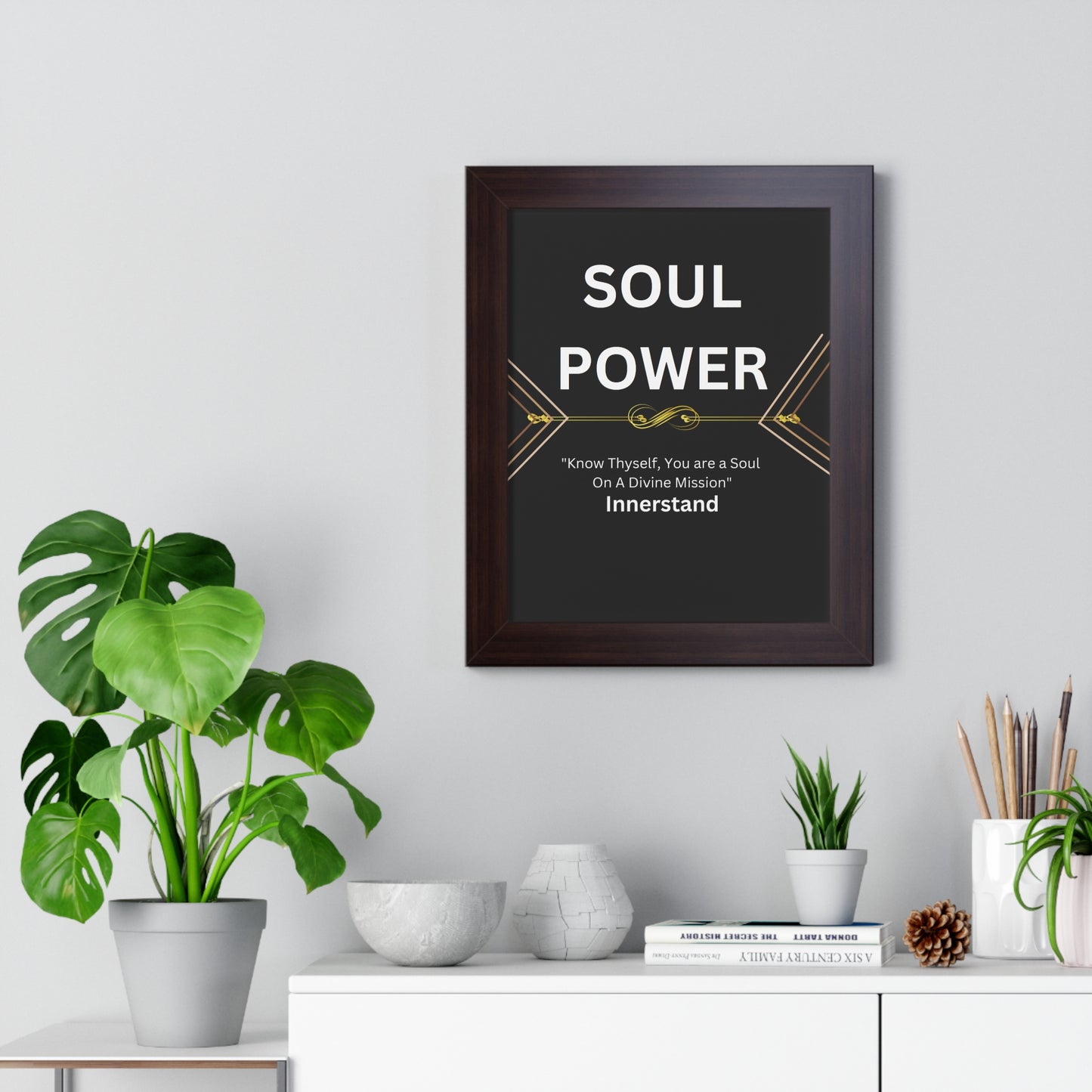 Framed Vertical Poster (11x14) - Soul Power