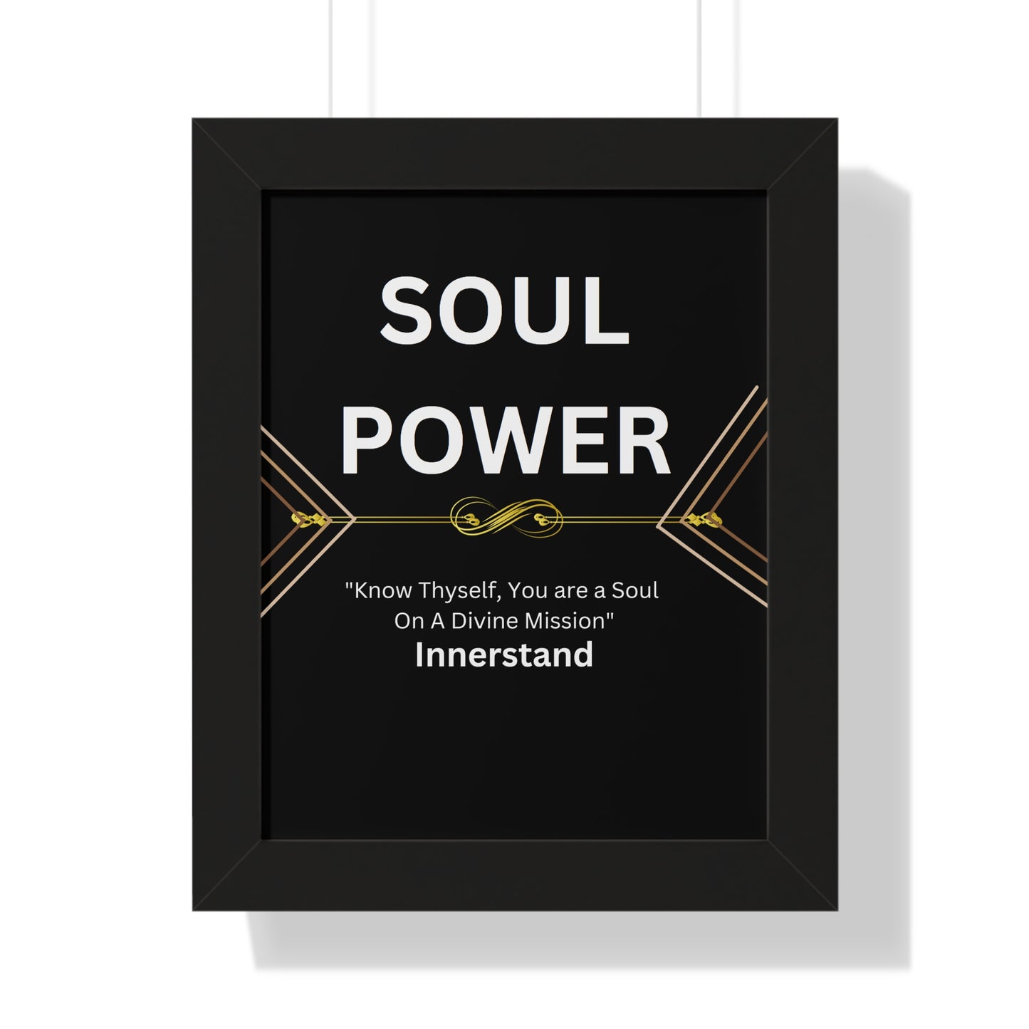 Framed Vertical Poster (11x14) - Soul Power