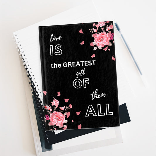 Love Is the Greatest Gift of All Journal - (Blank)