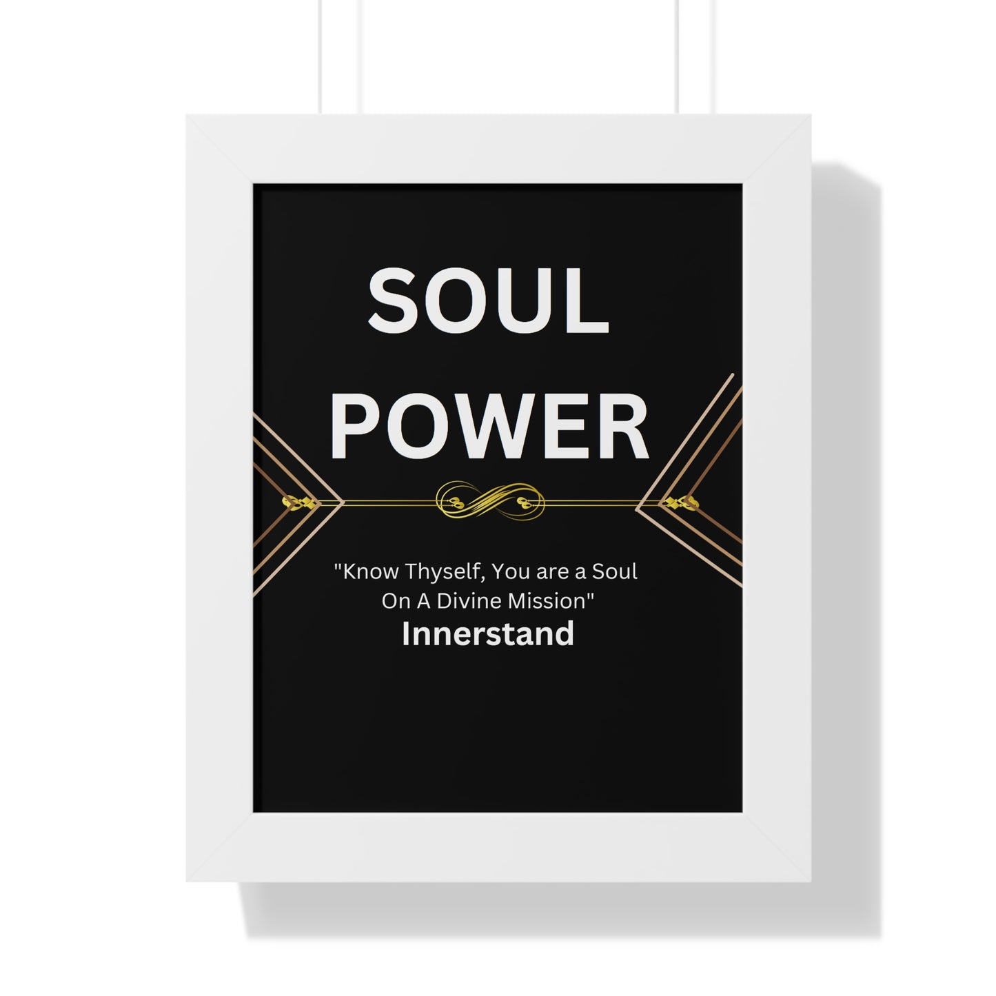 Framed Vertical Poster (11x14) - Soul Power