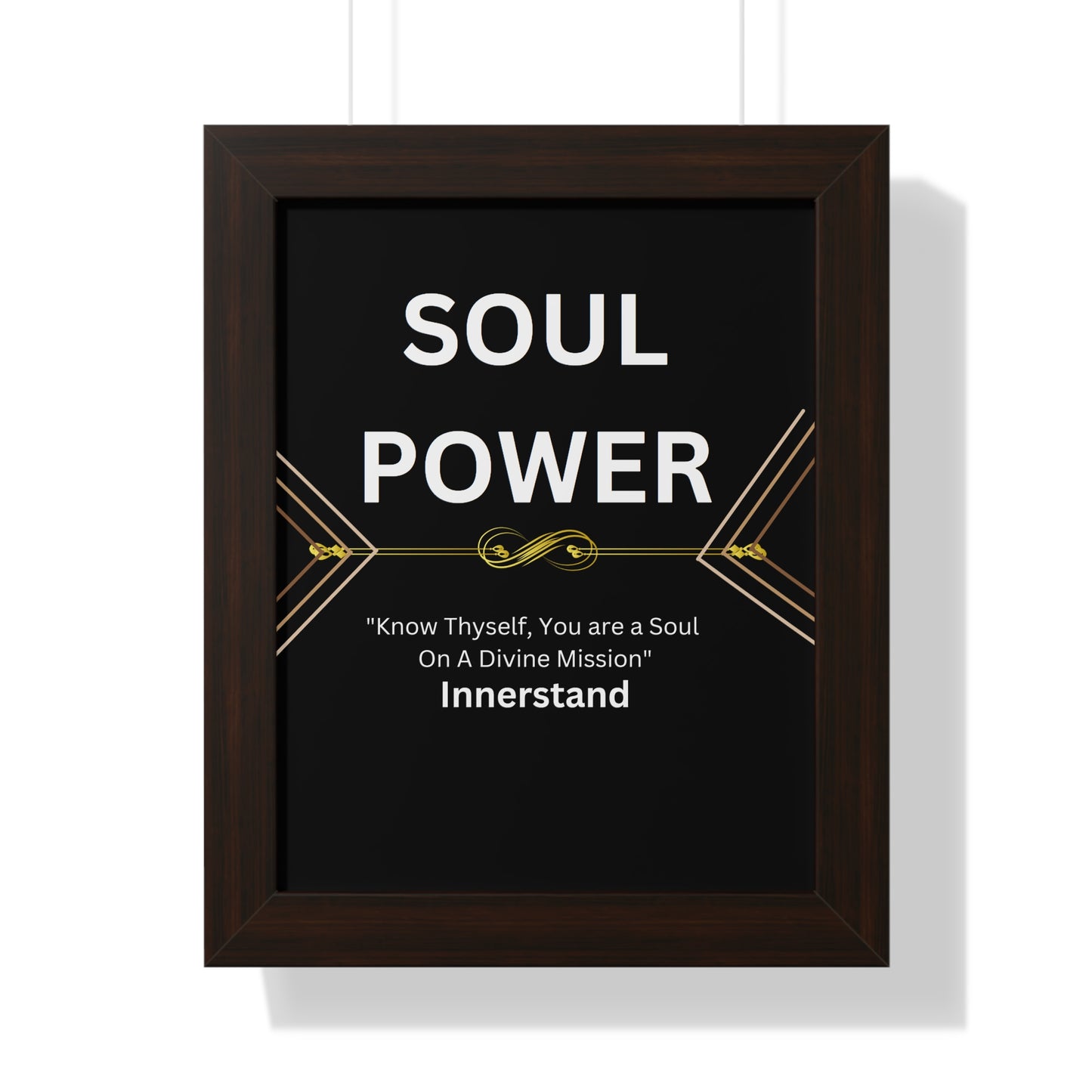 Framed Vertical Poster (11x14) - Soul Power