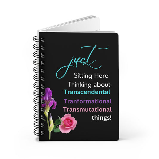 "Just Sitting Here Thinking" Inspirational Journal - Spiral Bound Journal