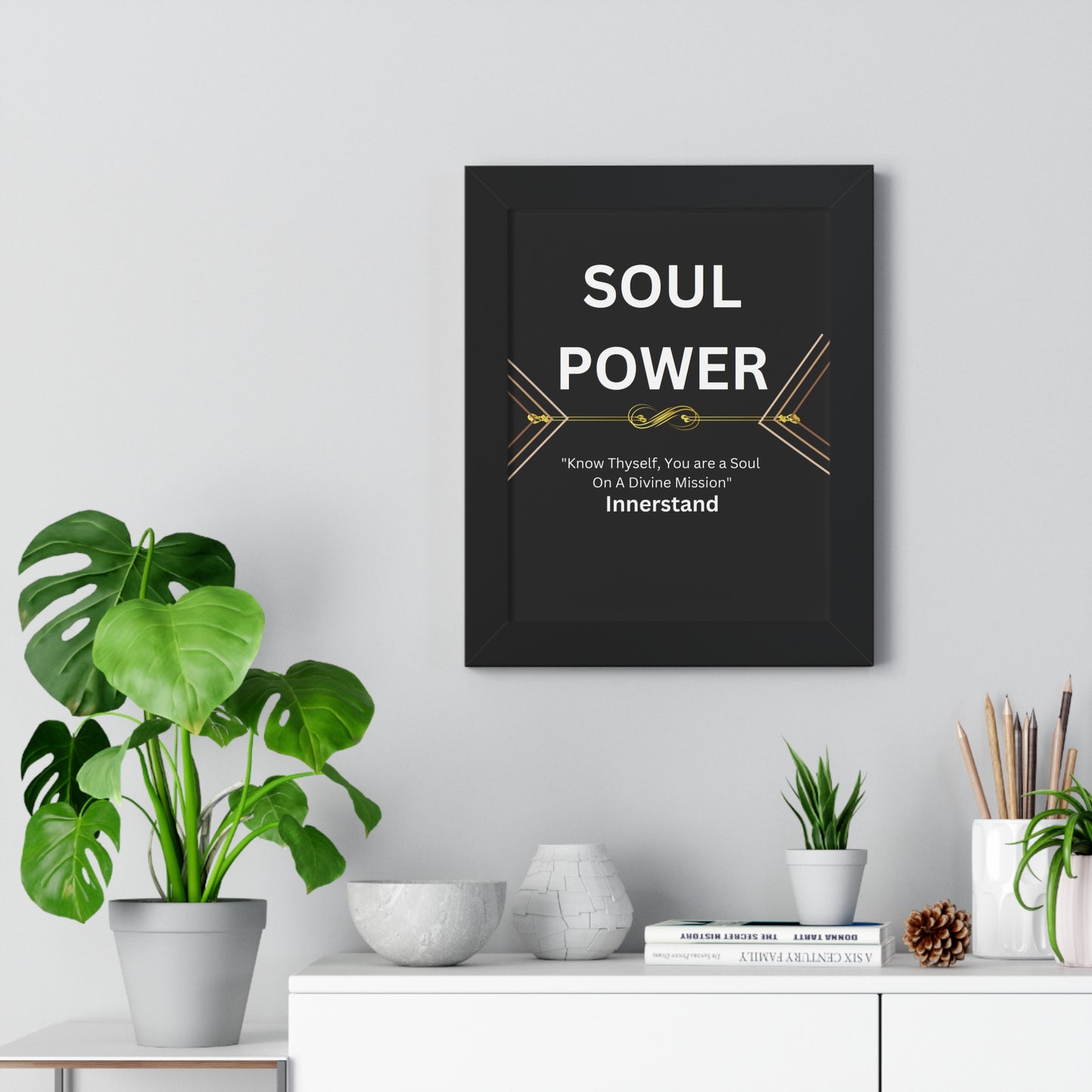 Framed Vertical Poster (11x14) - Soul Power