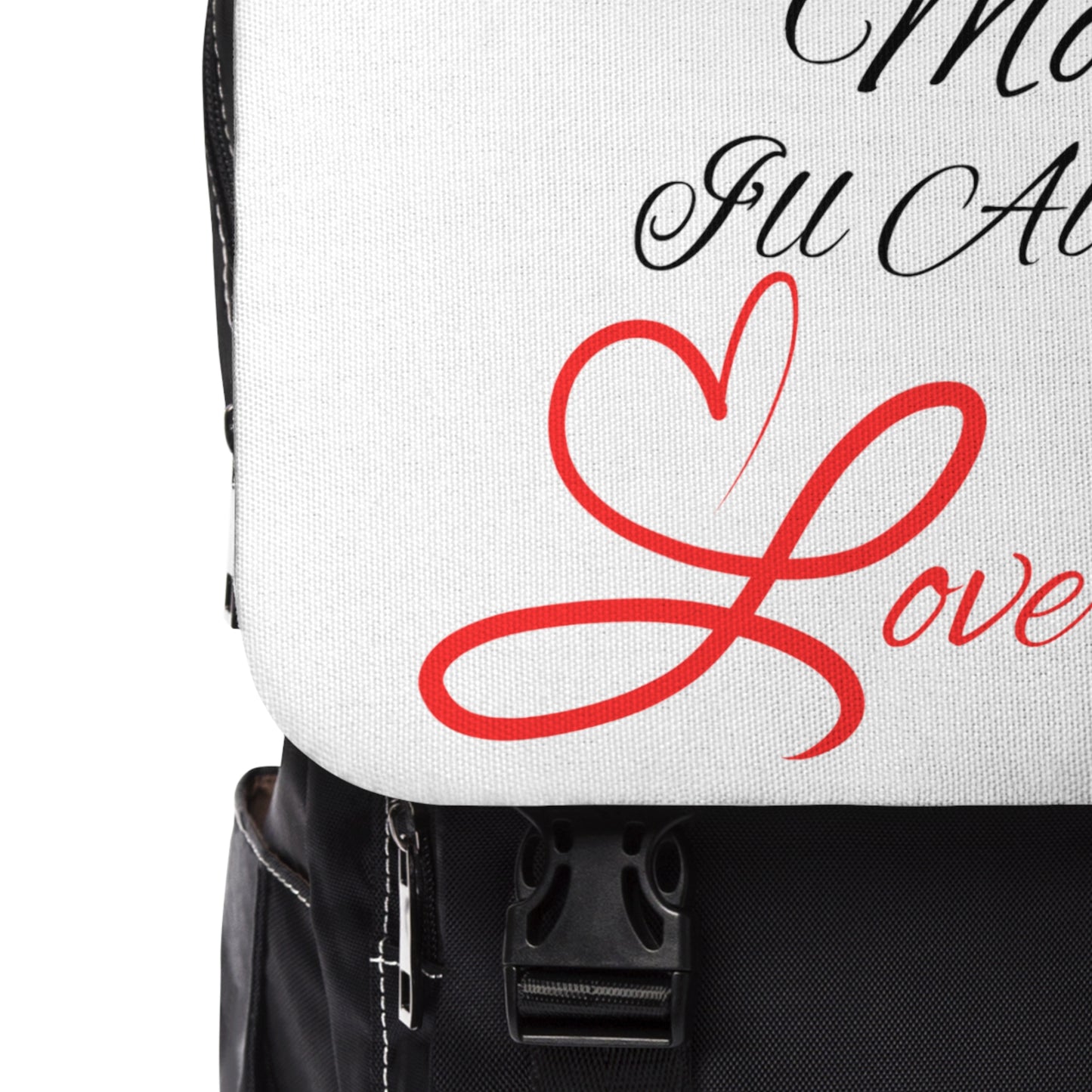 "Mom I'll Always Love You" Inspirational - Unisex Casual Shoulder Backpack