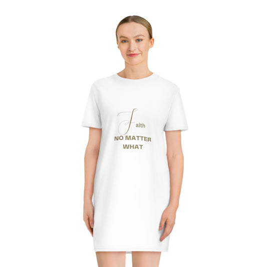 Enchanted Zeal™ Dress with Inspirational Saying - Spinner T-Shirt Dress