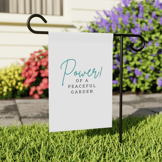 Power of A Peaceful Garden - Garden & House Banner