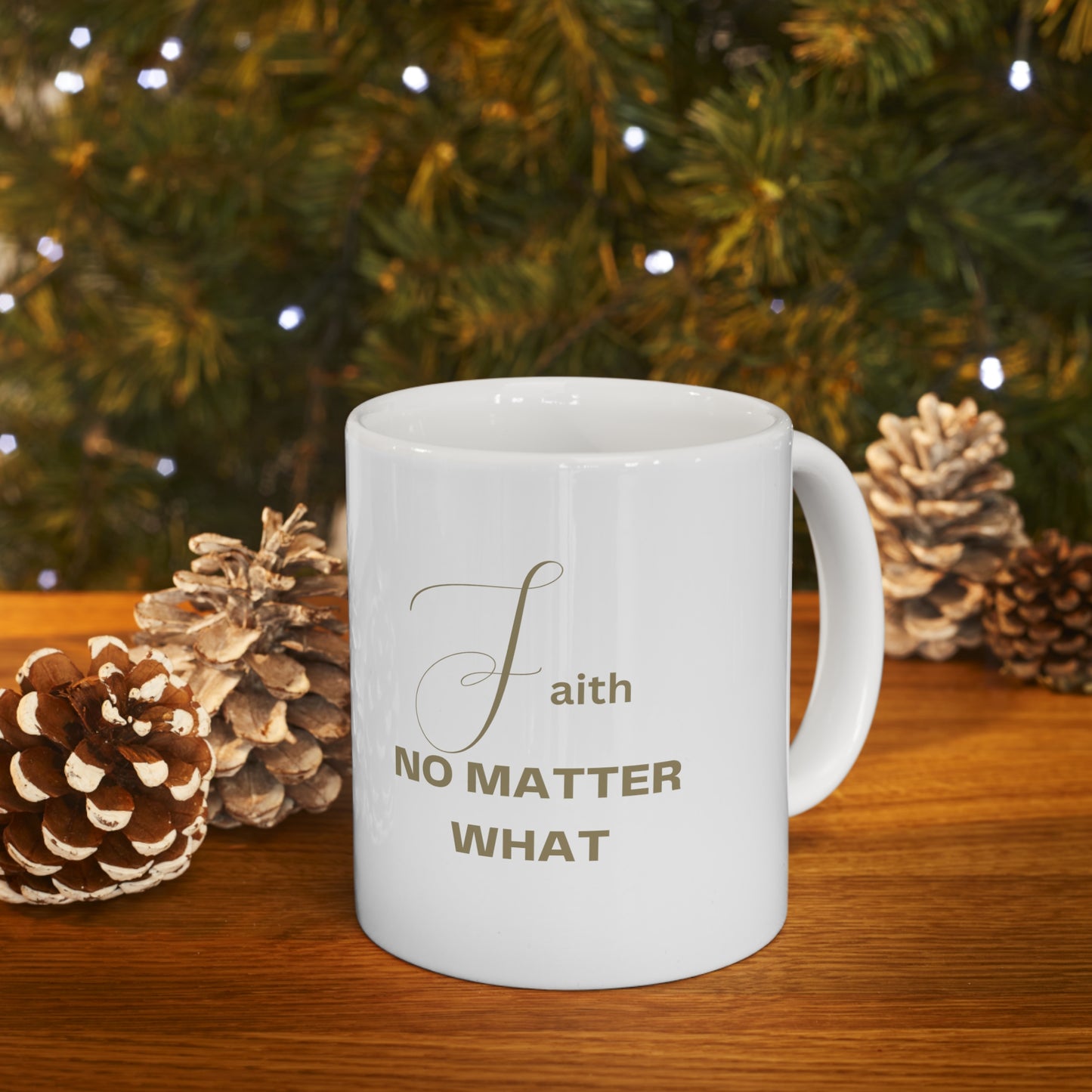 Enchanted Zeal™ Faith No Matter What - Ceramic Mug 11oz