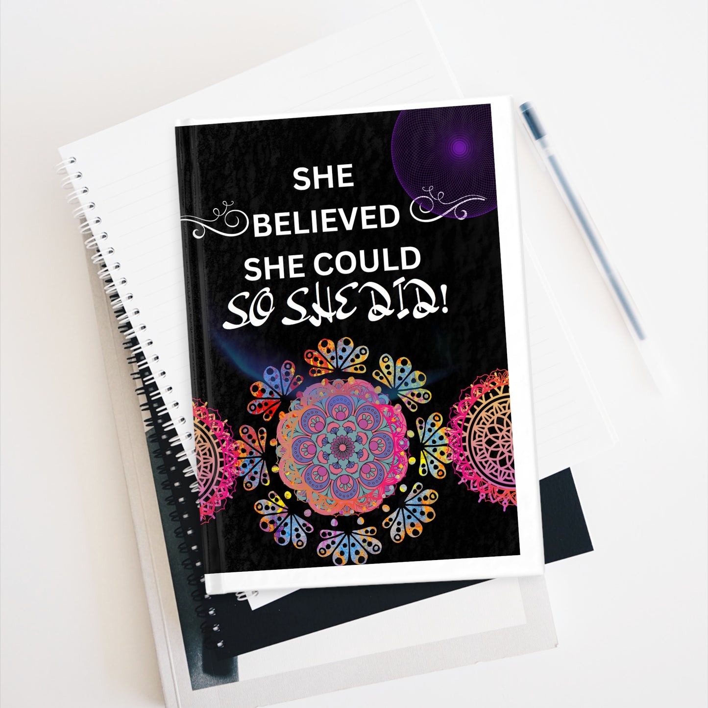 She Believed She Could So She Did - Journal (Blank)