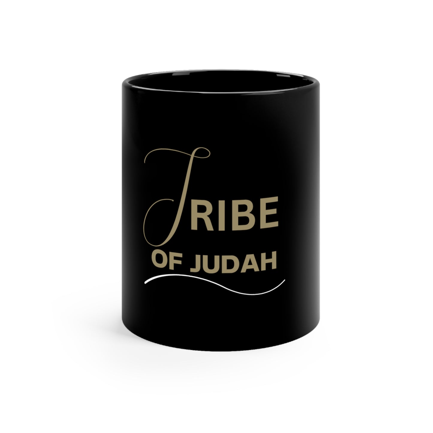 "Tribe of Judah" Inspirational - Black mug 11oz